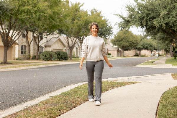 The Cassie Charcoal Bootcut Leggings Round 2