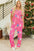 Christmas Tree Print Tee and Pants Lounge Set