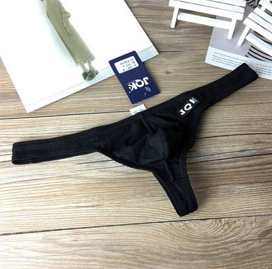 Pants men sports underwear men's cotton sexy no trace T-shaped U convex red low waist young male cotton.