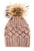 Raccoon Fur Pineapple Knit Beanies