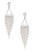 Fringe Rhinestone CZ Chandelier Earrings