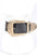Plus Size Iconic Buckle Statement Patent Belt