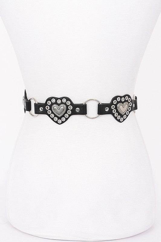Heart Buckle Iconic Vintage Link Belt