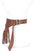 Faux Suede Fringe Western Belt