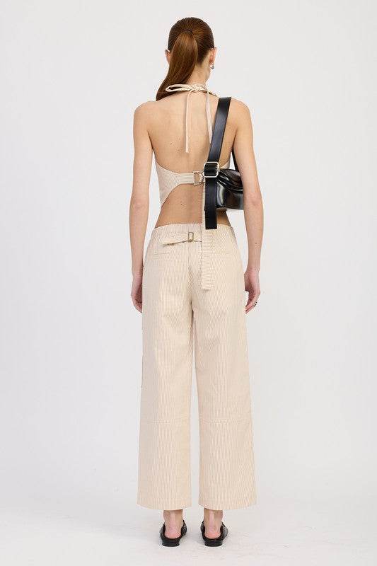 HALTER NECK BUSTIER TOP