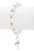 Flamingo Charm Pearl Stretch Bracelet