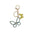 Sparkling Butterfly Keychain