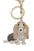 Sparkling Basset Hound Keychain