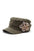 Beaded 3D Flower Statement Cadet Cap