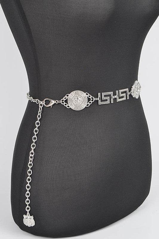 Medallion Iconic Fashion Chain Belt