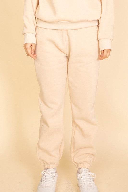 Side Pocket Drawstring Waist Sweatpants