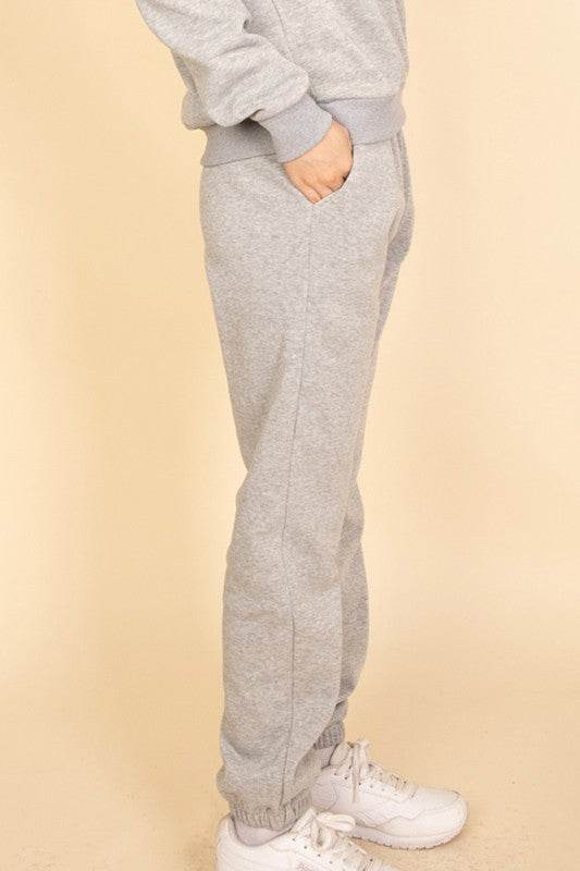 Side Pocket Drawstring Waist Sweatpants