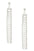 Rhinestone Chain Long Drop Earrings