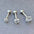 316L Stainless Steel Prong Set CZ Triple Helix