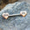 Rose Gold Kiss Me Heart Nipple Bar