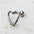 316L Stainless Steel Love Struck Heart Cartilage