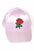 Rose Embroidered Fashion Satin Cap