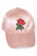 Rose Embroidered Fashion Satin Cap