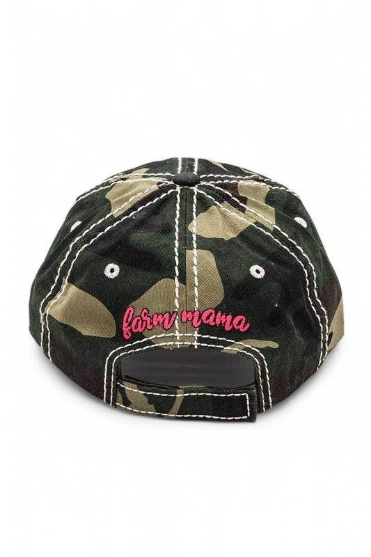 Happy Farm Mama Vintage Cotton Cap