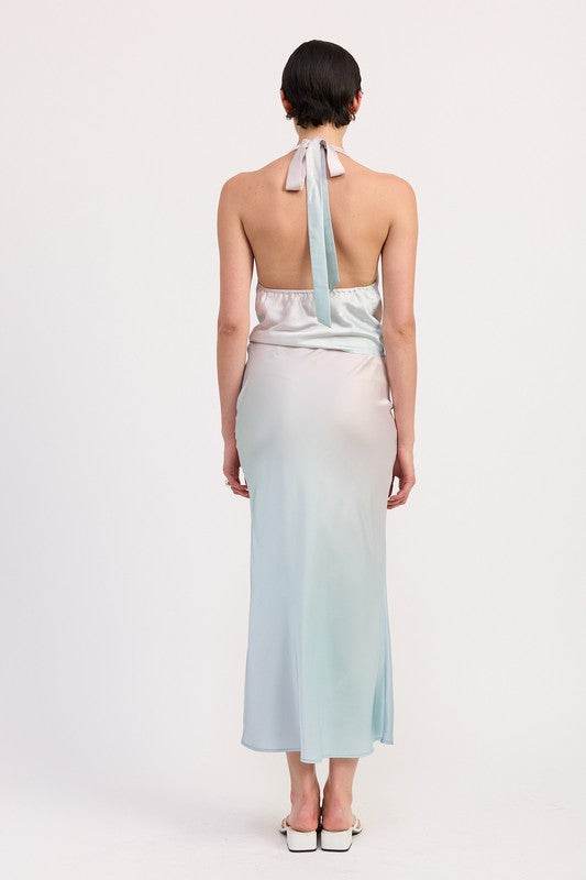 BIAS HALTER NECK TOP