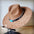 Spotted Hide w/Turq Slab Leather Band Choice Hat