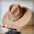 Brown Hide Turq Slab Leather Band Choice Hat