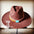 Brown Hide Turq Slab Leather Band Choice Hat