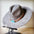 Brown Hide Turq Slab Leather Band Choice Hat
