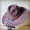 Cognac w/Turq Slab Leather Band Choice Hat
