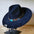Blue Navajo Turquoise Slab Leather Band Choice Hat