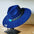 Blue Navajo Turquoise Slab Leather Band Choice Hat