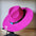 Magenta Navajo Turq Slab Leather Band Choice Hat