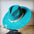 Gold Gator Turquoise Slab Leather Band Choice Hat