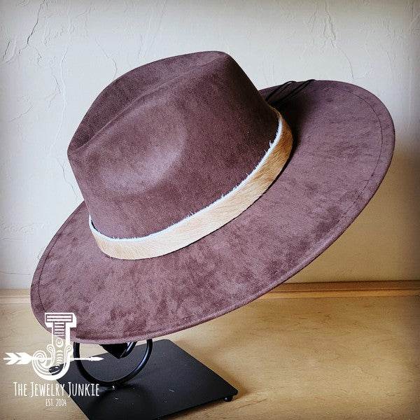 Tan Hide Western Leather Band Choice Hat