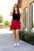 The Raelynn Red Skort