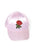 Rose Embroidered Fashion Satin Cap