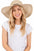 Evil Eye Hatband Floppy Straw Sun Hat
