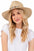Sea Shell Hat Band Straw Fedora Sun Hat