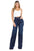 Olivia Rhinestone Wide Leg Jean