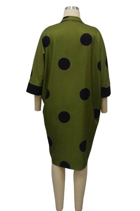 WOMEN FASHION SHIRT DRESS