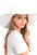 Wide Brim Frayed Edge Sun Hat