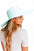 Wide Brim Frayed Edge Sun Hat