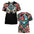 3D Men's T-shirt Samurai Printed T-shirt Loose Round Neck