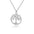 Hollow Tree Of Life Necklace Jewelry Pendant Female 18K