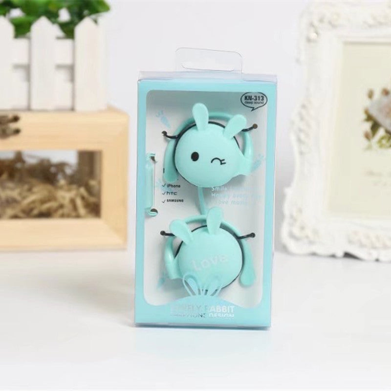 Cartoon sport hanging ear headphones