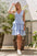 Jade By Jane Full Size Gingham Tiered Mini Dress Plus Size