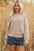 Delaney Texture Knitted Puff Sleeve Sweater