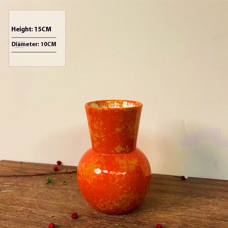 Ceramic Vase Soda Green Stoneware Vase Vintage Jar