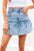 Avani Bubble Hem Denim Mini Skirt