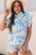 Tiana Floral Ruffle Sleeve Button Up